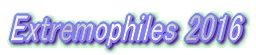 Extremophiles 2016